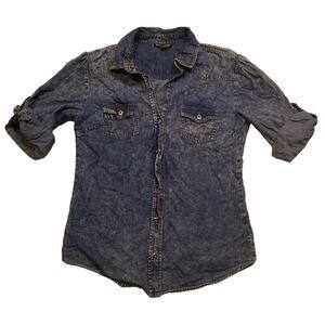 Fashion Web Denim Shirt